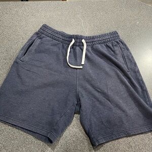 Navy blue sweatshorts